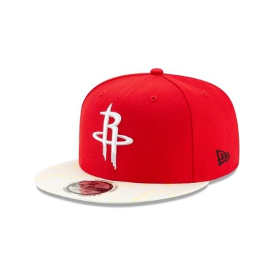 Sapca New Era Houston Rockets NBA Visor Flare 9FIFTY Snapback - Rosii